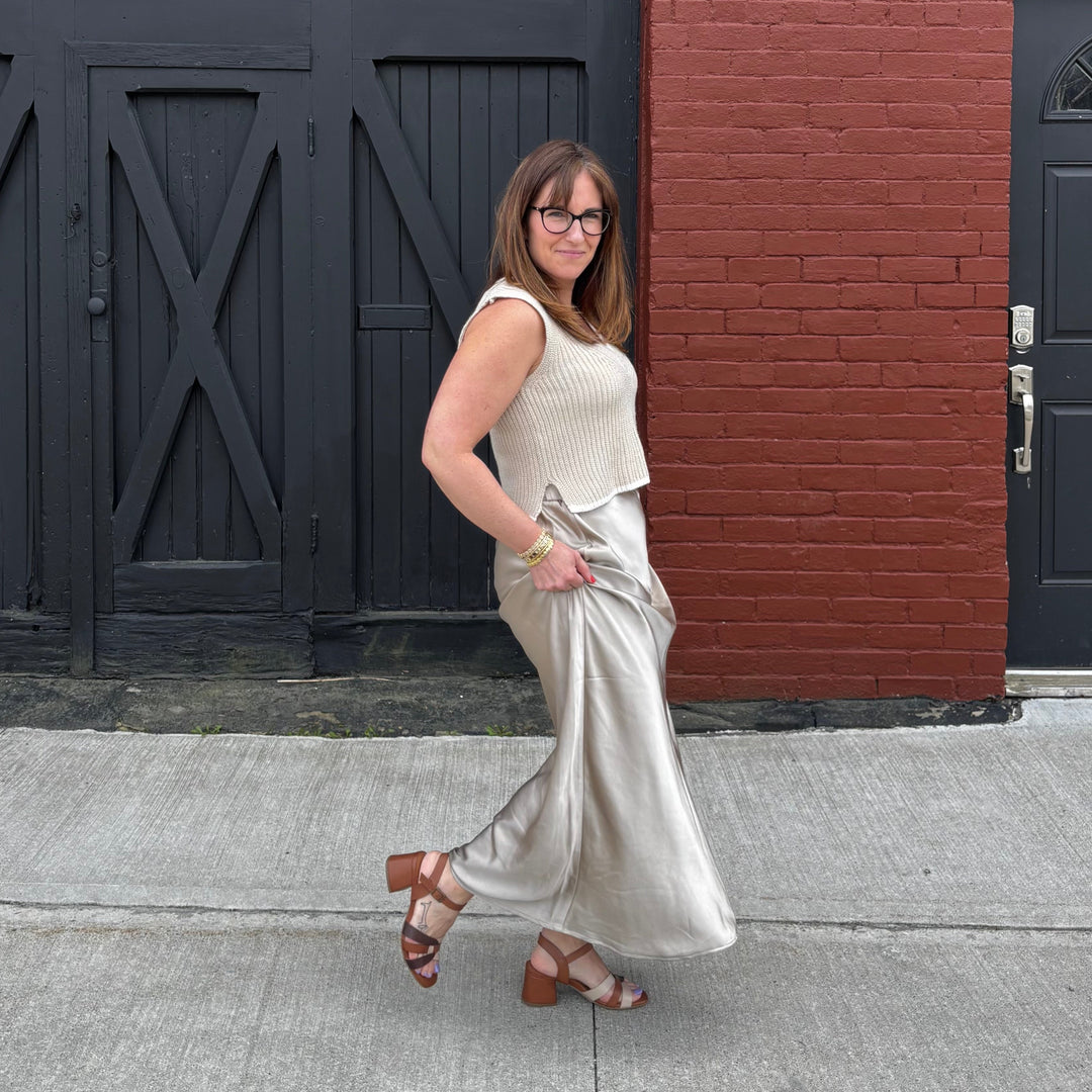 MIZ MOOZ - BEALEY HEELED SANDAL IN BROWN MULTI LEATHER