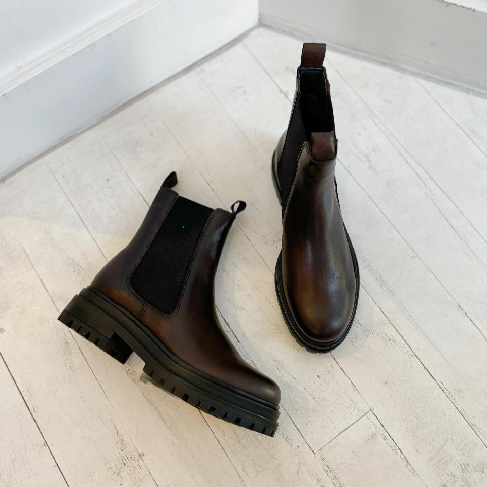 MIZ MOOZ - LIZETTE BOOT IN BROWN ANTIQUE LEATHER