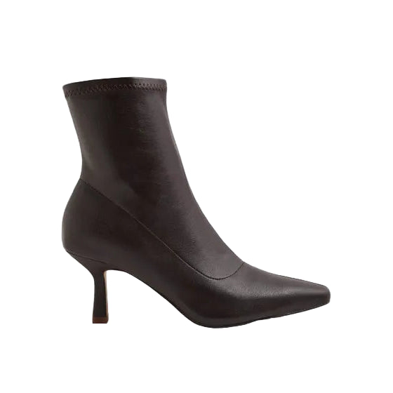 MOLLINI - AUDRY TUMBLE BOOT IN CHOCOLATE BROWN SYNTHETIC LEATHER