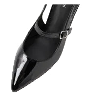 MOLLINI - DELANEY HEELED MARY JANE IN BLACK PATENT LEATHER