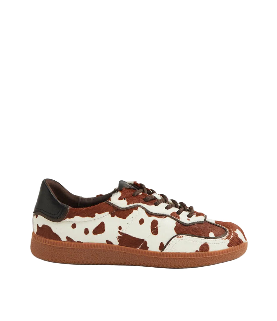 MOLLINI - DANSSING SNEAKER IN COW PRINT PONY LEATHER