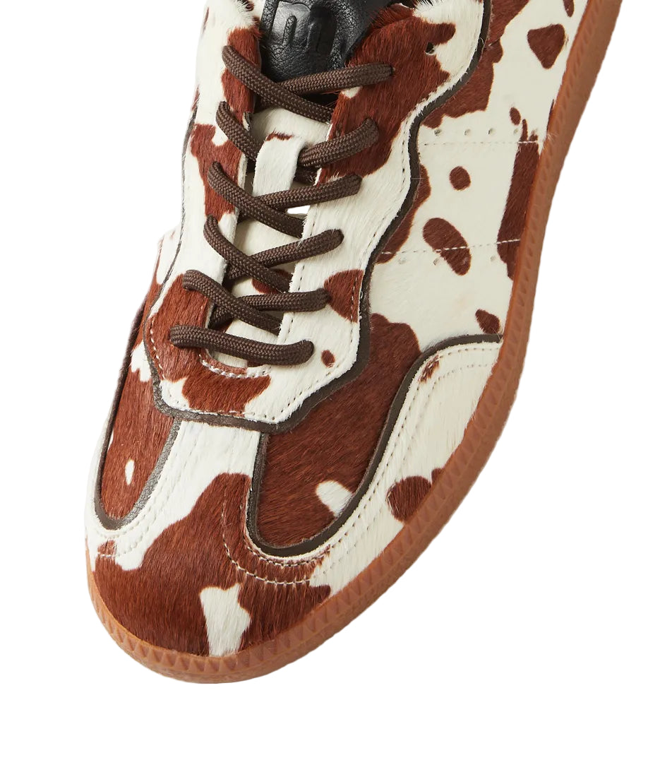 MOLLINI - DANSSING SNEAKER IN COW PRINT PONY LEATHER