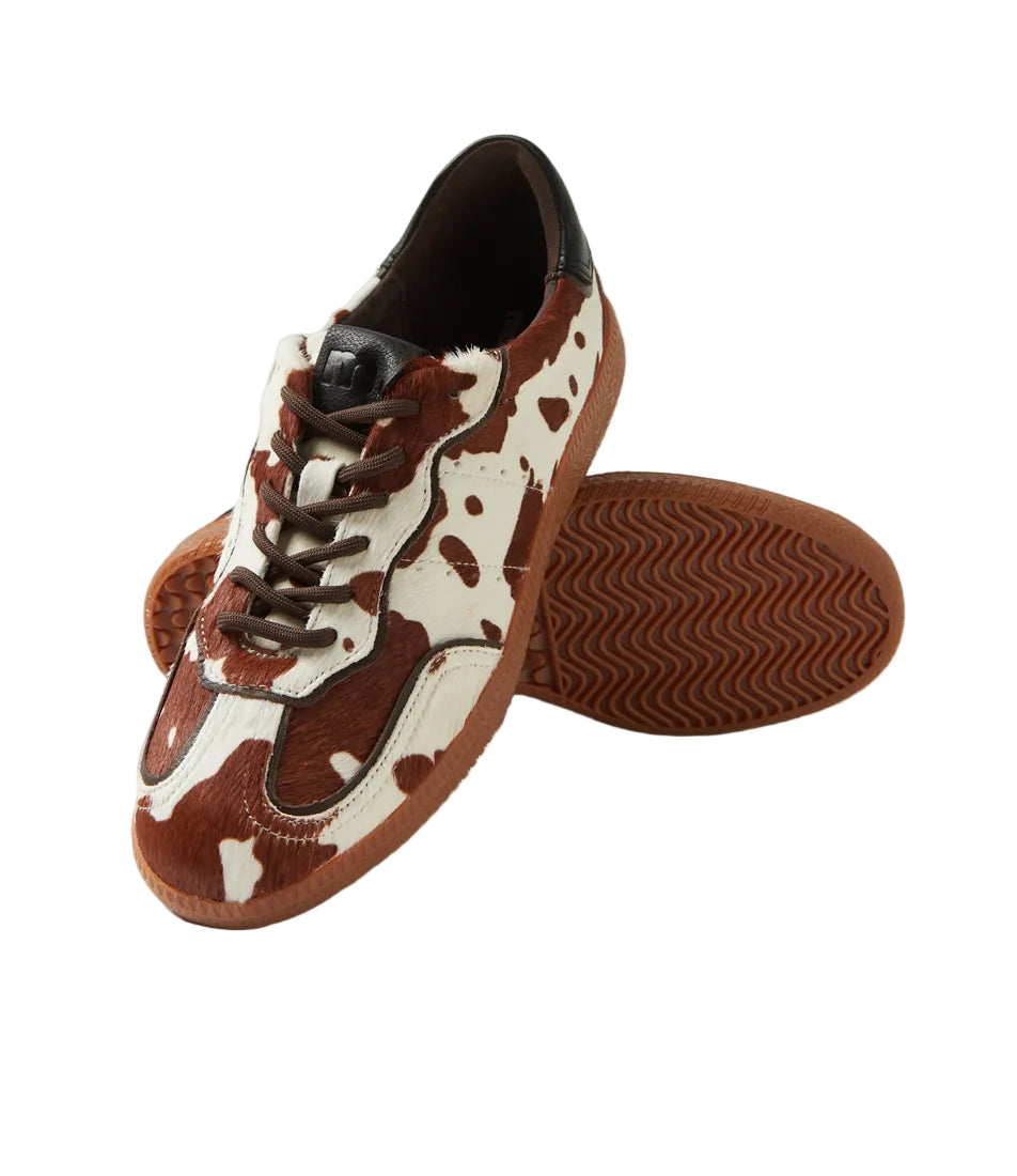 MOLLINI - DANSSING SNEAKER IN COW PRINT PONY LEATHER