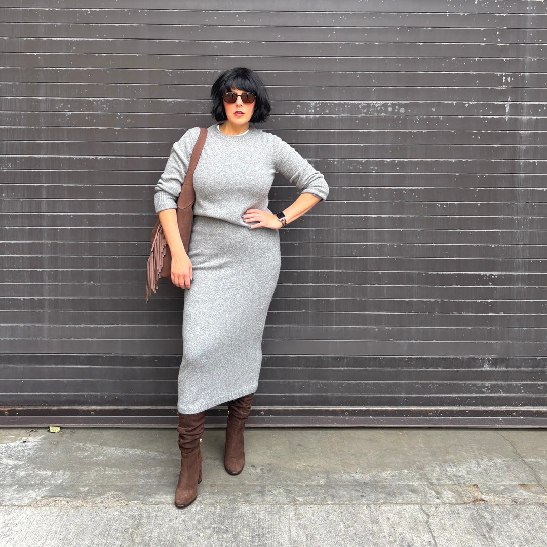 ATELIERS - SANTINO TALL BOOT IN BROWN SUEDE