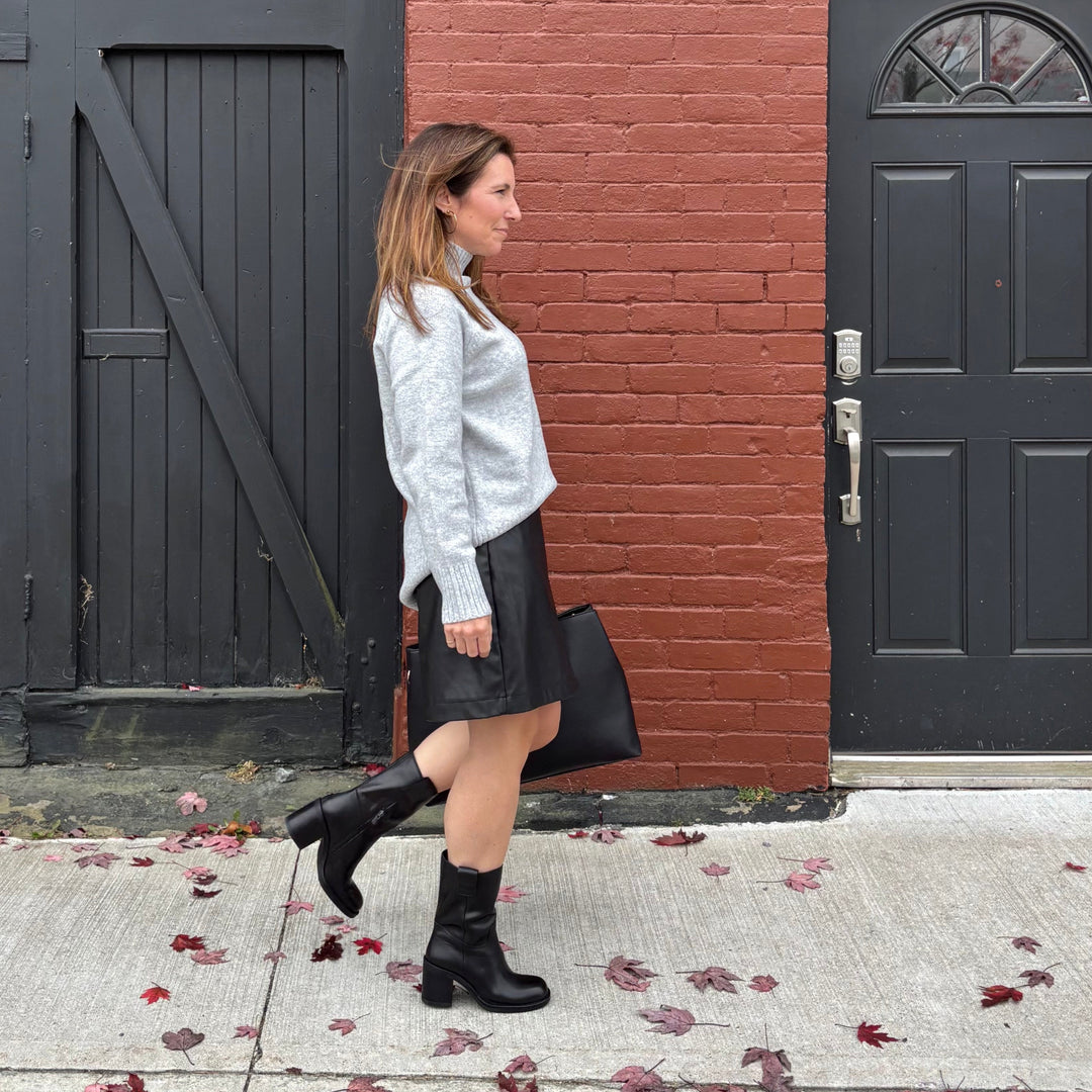 ATELIERS - SENNA BOOT IN BLACK LEATHER