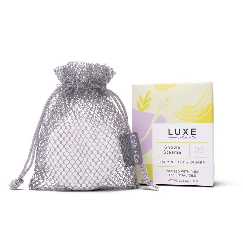 LUXE BY CAIT & CO - SHOWER STEAMER IN JASMINE TEA + GINGER