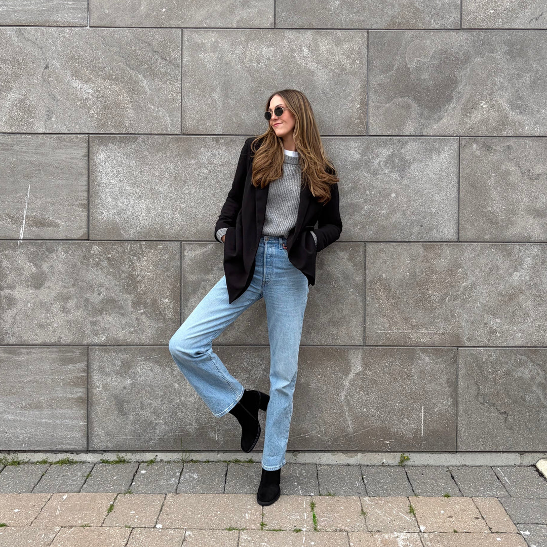 ATELIERS - SLOAN BOOT IN BLACK SUEDE
