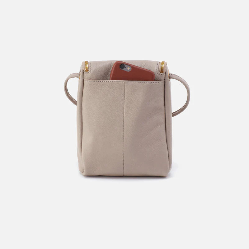 HOBO - FERN CROSSBODY BAG IN TAUPE PEBBLED LEATHER