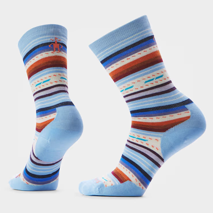 SMARTWOOL - EVERYDAY MARGARITA CREW SOCK IN SERENE BLUE