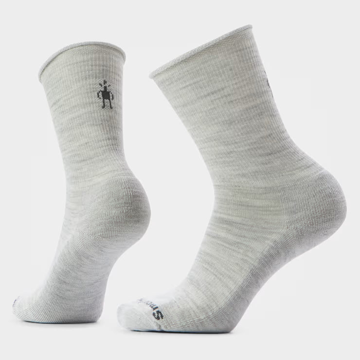 SMARTWOOL - EVERYDAY ROLL TOP CREW SOCK IN ASH