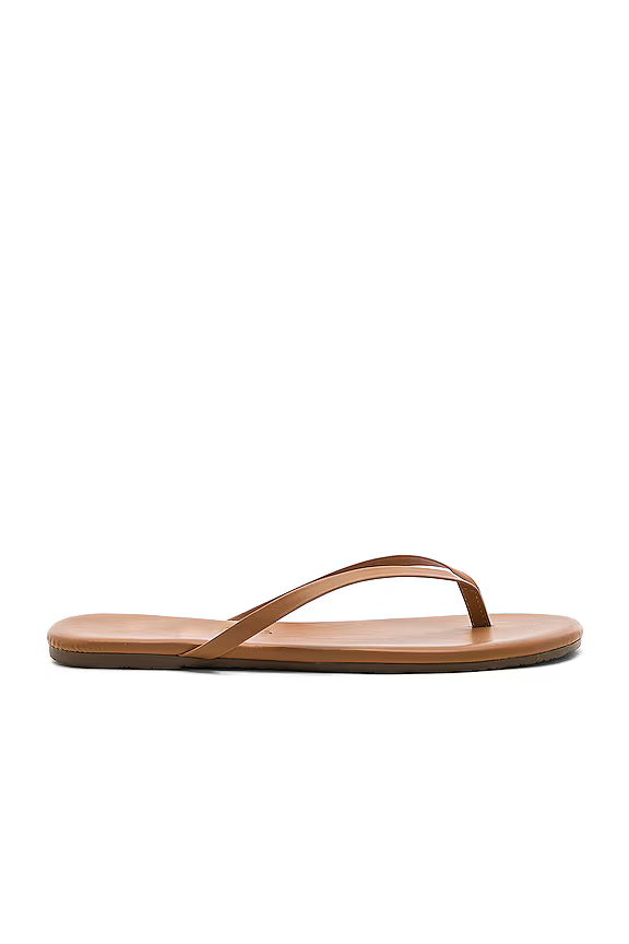 TKEES - FOUNDATIONS THONG SANDAL IN COCOBUTTER MATTE LEATHER