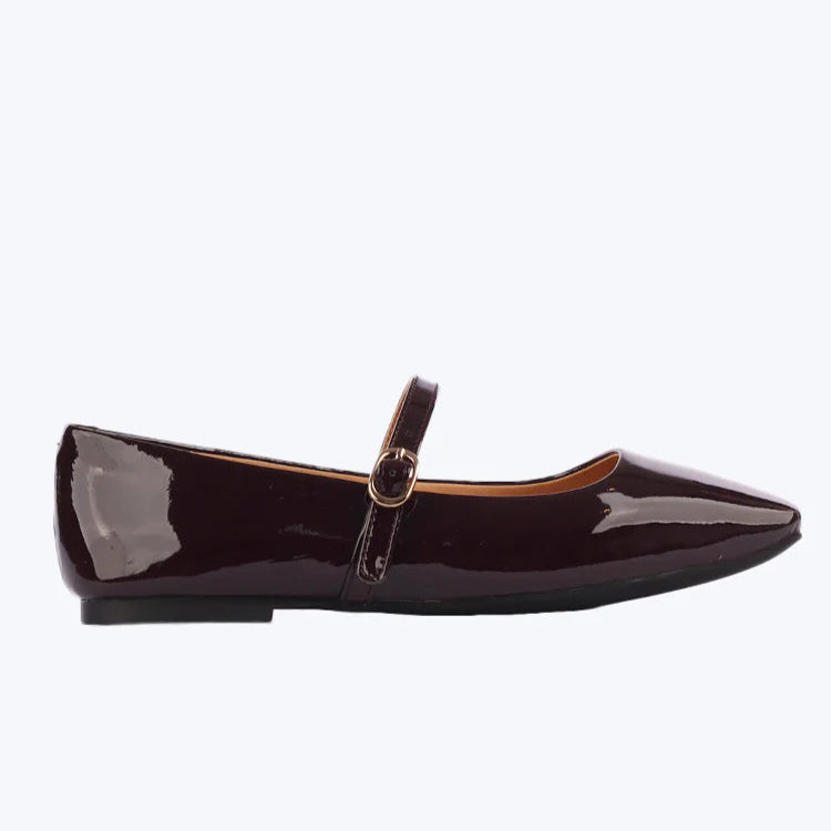 MOLLINI - TOKENA MARY JANE IN BURGUNDY PATENT LEATHER