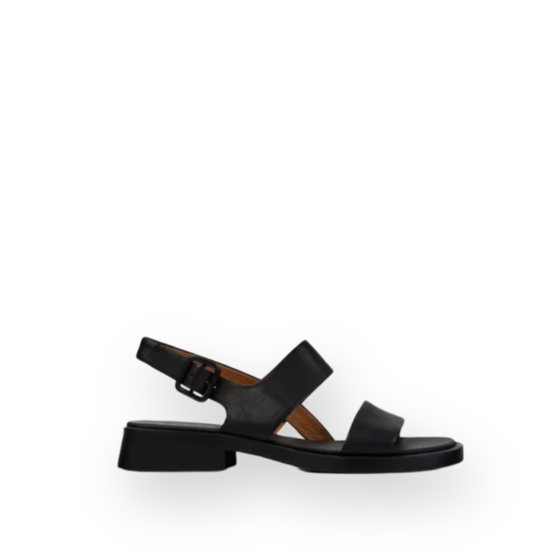 CAMPER - DANA SANDAL K201486-005 IN BLACK LEATHER