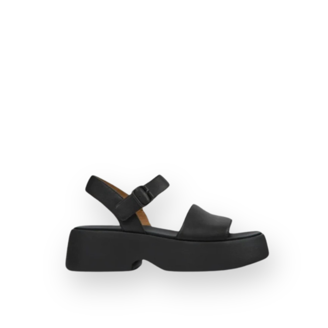 CAMPER - TASHA SANDAL K201659-001 IN BLACK LEATHER