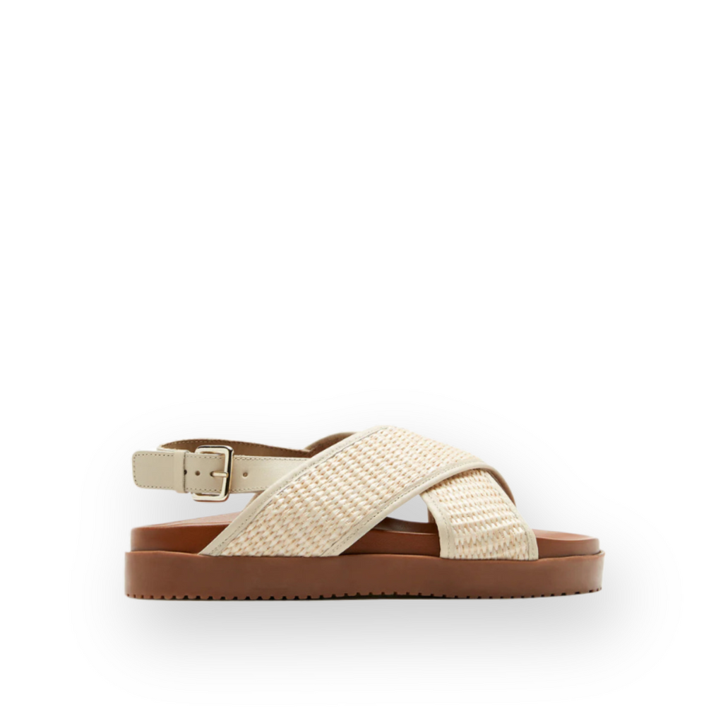SISTER X SOEUR AMARI SLINGBACK SANDAL IN NATURAL