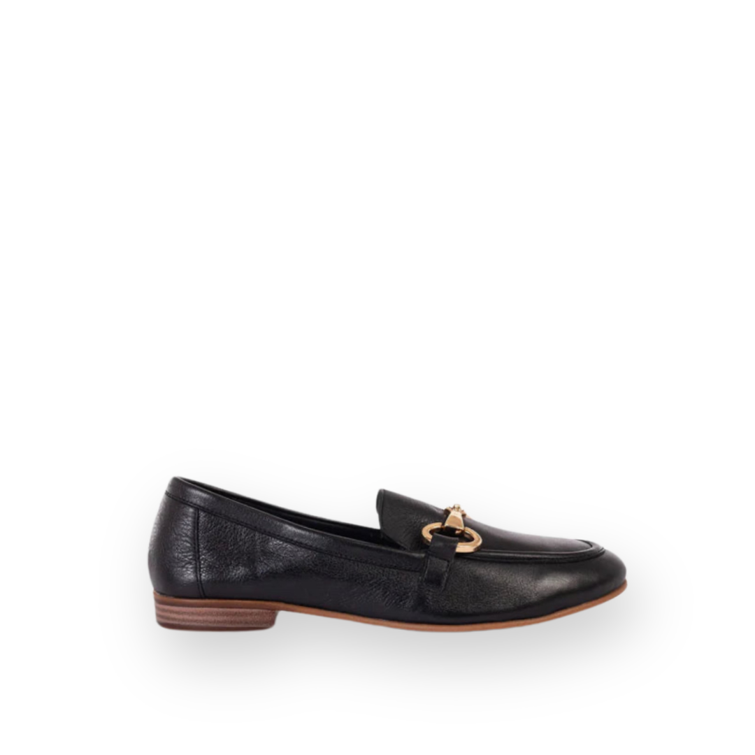 ATELIERS - SABINA LOAFER IN BLACK LEATHER