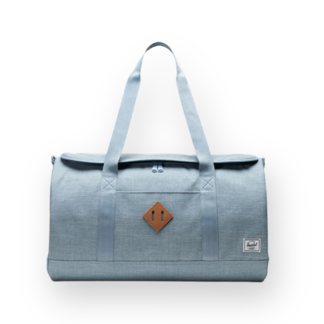 HERSCHEL - HERITAGE DUFFLE IN ASHLEY BLUE CROSSHATCH