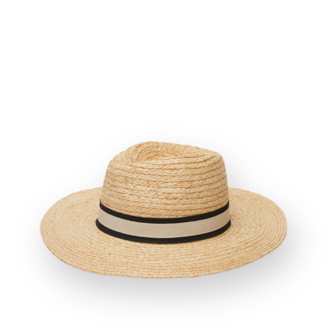 TILLEY - BANDED FEDORA HAT IN NATURAL