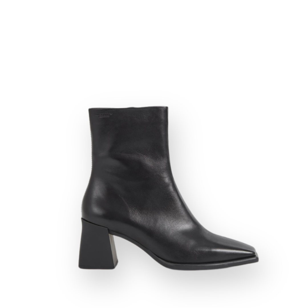 VAGABOND SHOEMAKERS - HEDDA BOOTIE IN BLACK LEATHER
