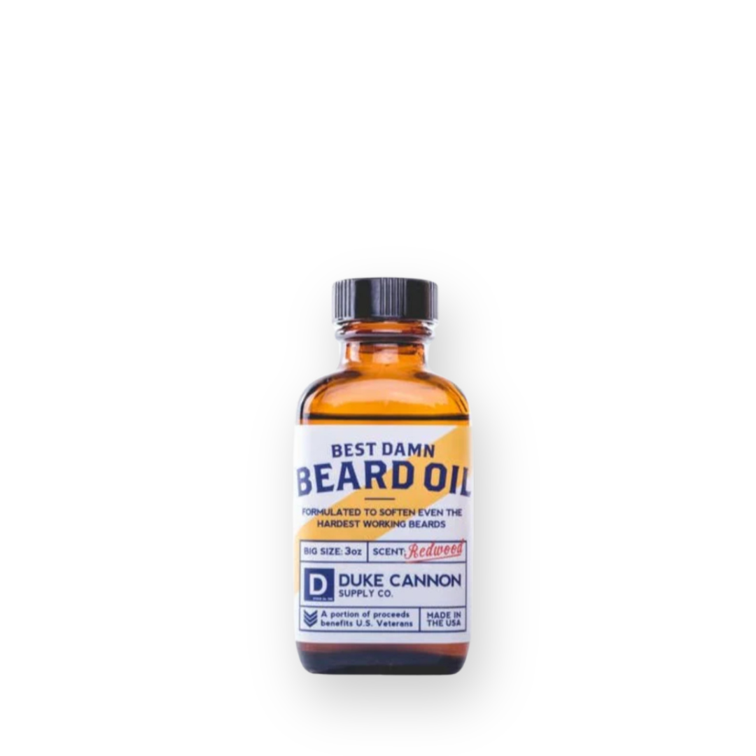 DUKE CANNON - BEST DAMN BEARD OIL IN REDWOOD