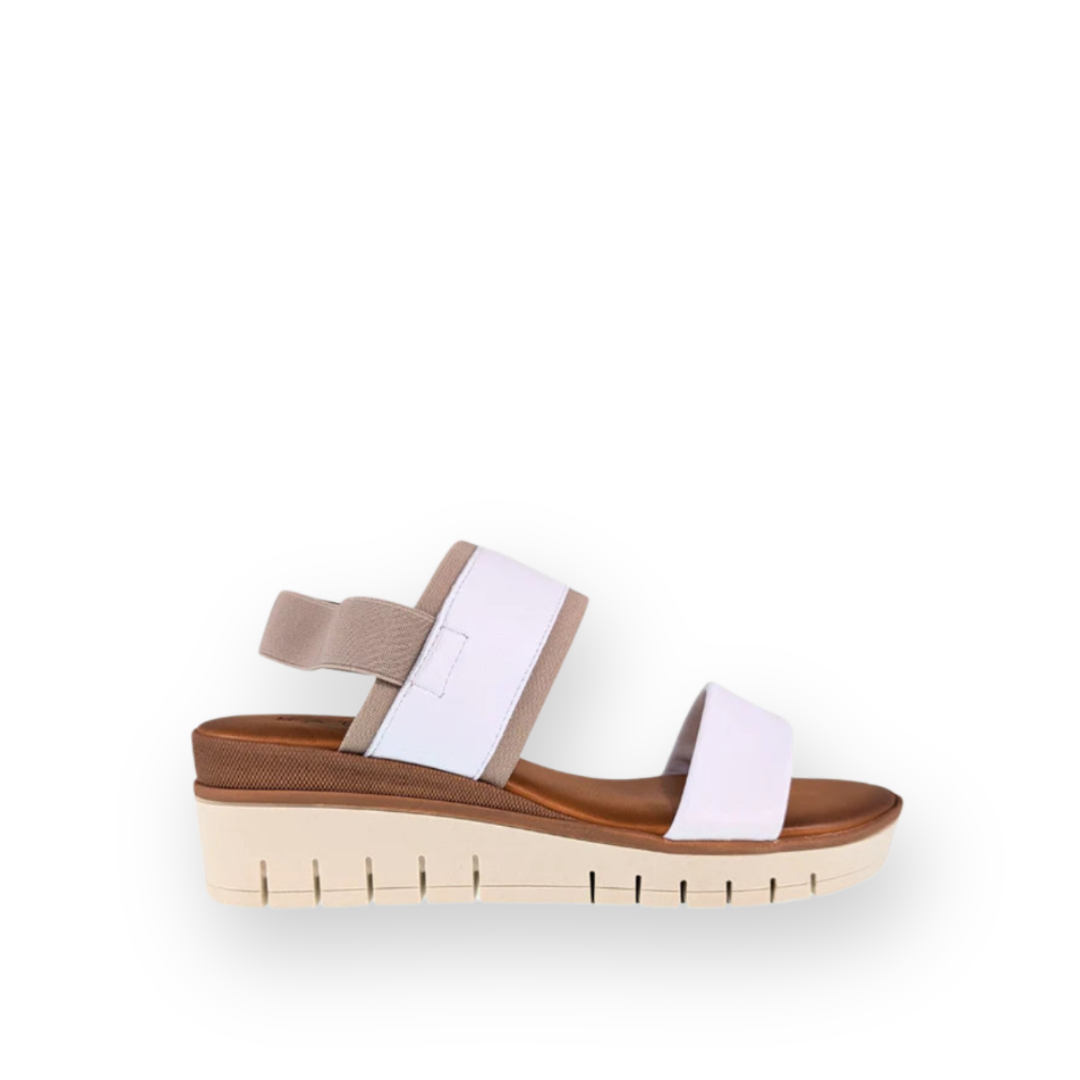 ATELIERS - CETA SANDAL IN WHITE LEATHER