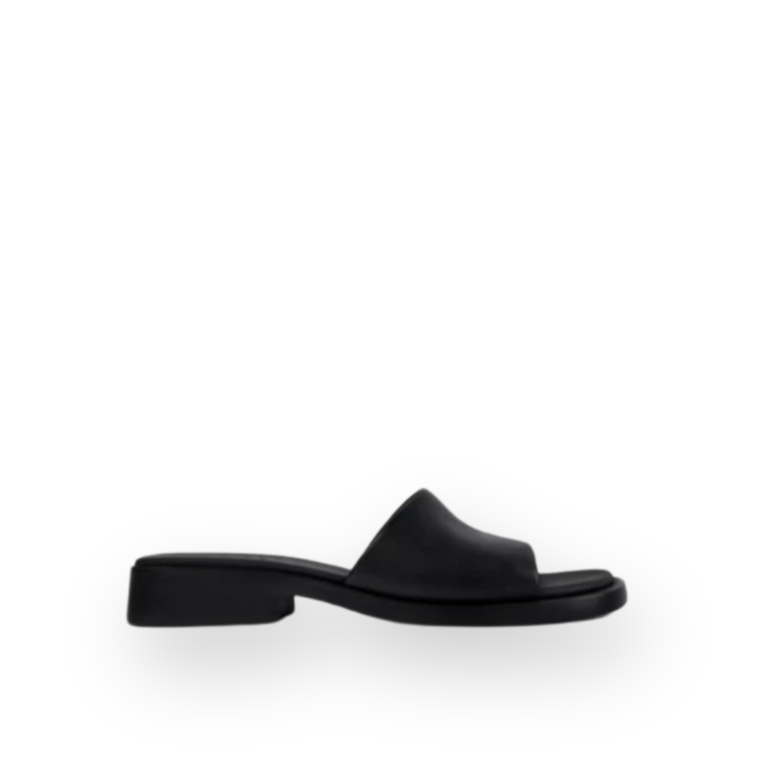CAMPER - DANA SLIDE SANDAL K201740-001 IN BLACK LEATHER