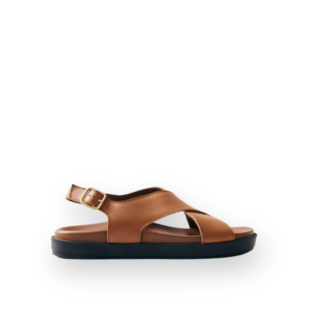 ALOHAS - NICO SANDAL IN TAN LEATHER