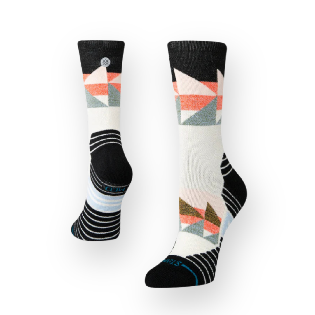 STANCE - WOMEN'S TRI WOOL MID CREW SOCK IN BLACK