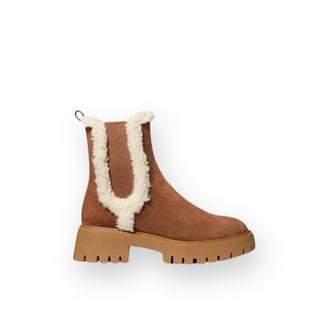 MICHEAL KORS - ASHER BOOT IN LUGGAGE SUEDE