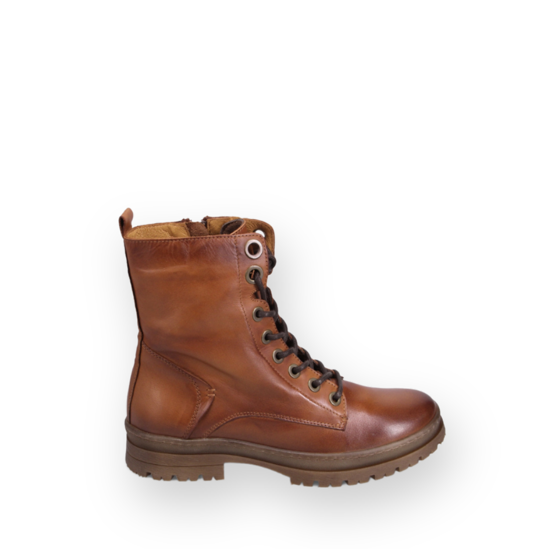 MIZ MOOZ - ARCADIA LACE UP BOOT IN BRANDY ANTIQUE LEATHER
