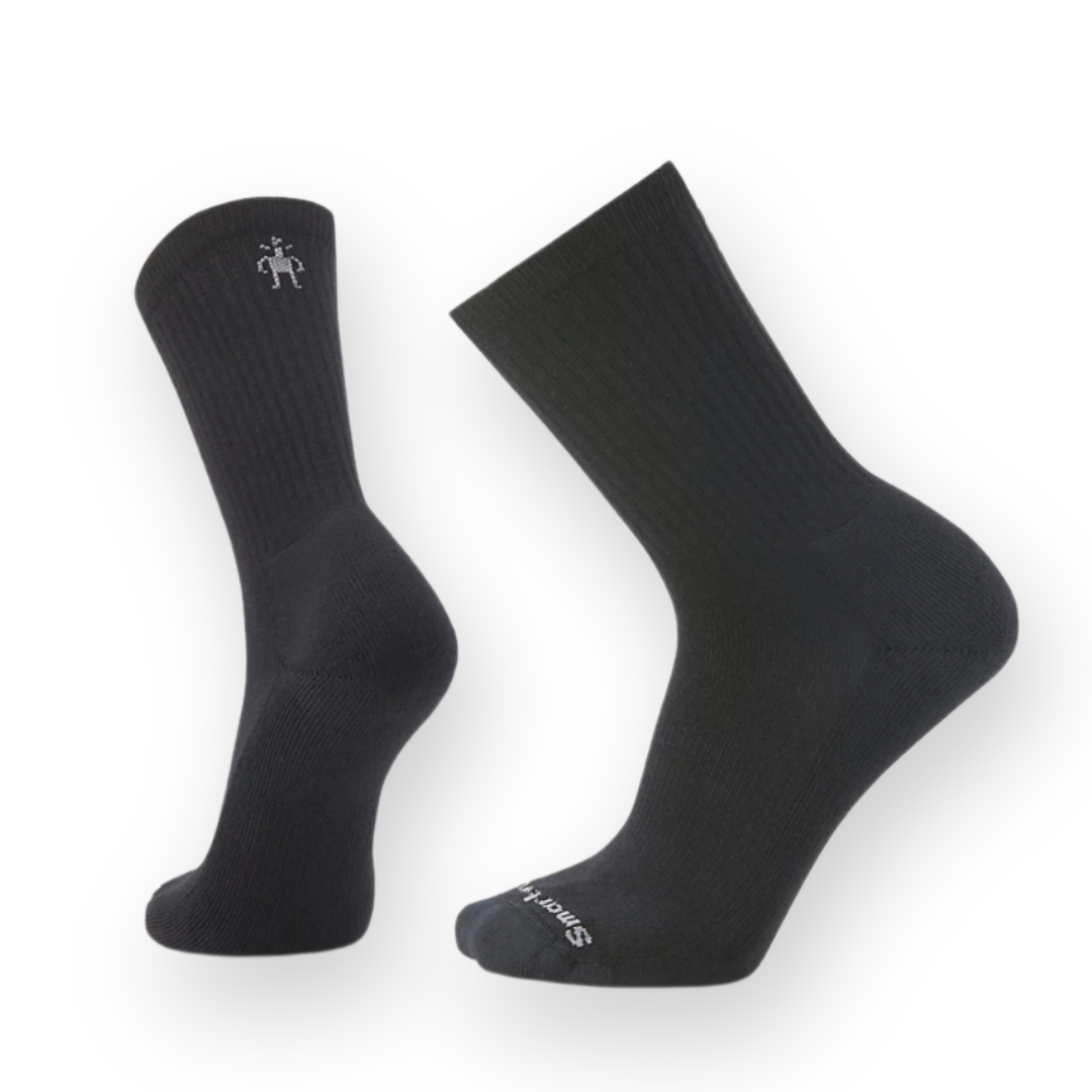 SMARTWOOL - EVERYDAY SOLID RIB CREW SOCK IN BLACK