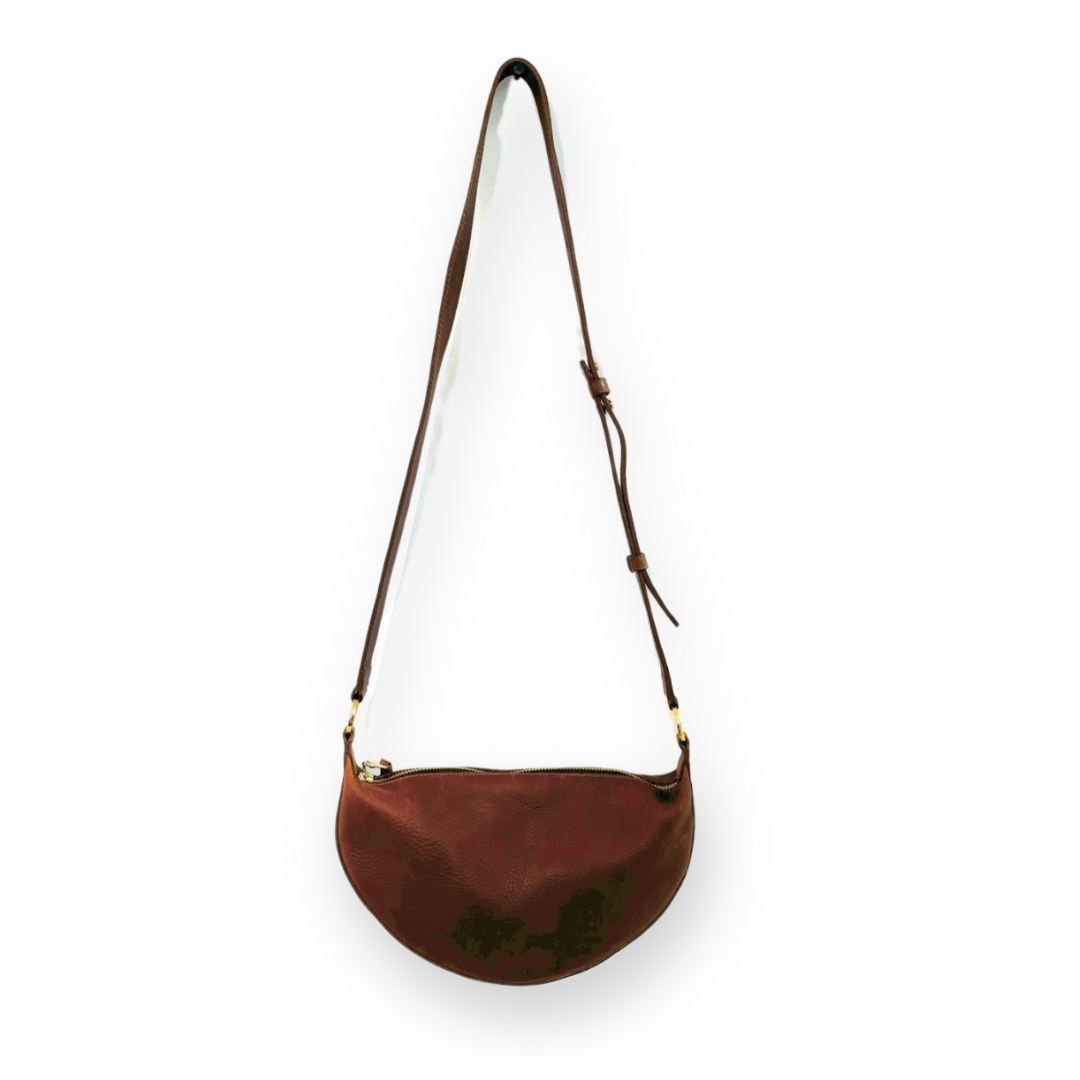 BRAVE LEATHER - MELANY BAG IN BRONZE LEATHER/GOLD HARDWARE