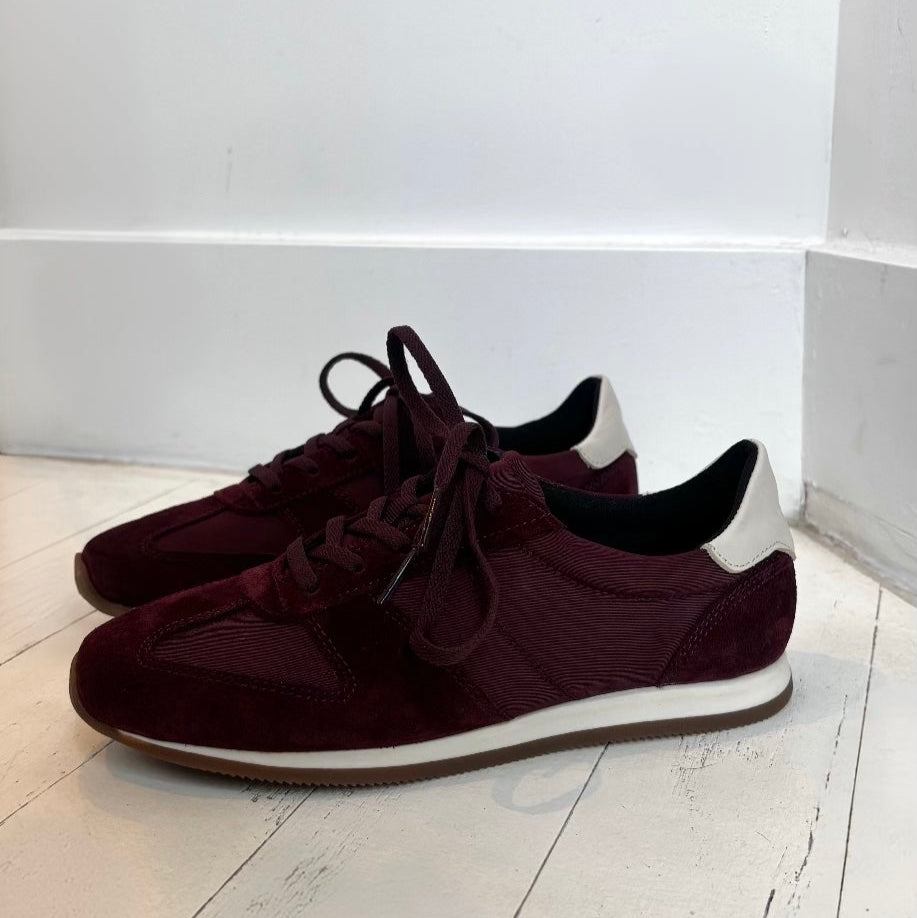 VAGABOND SHOEMAKERS - YASMIN SNEAKER IN DARK RED SUEDE