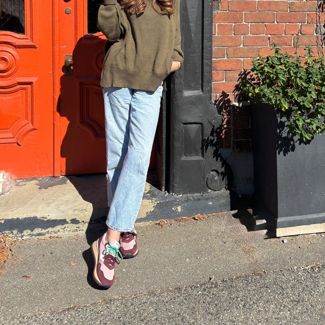 VICTORIA - VIENTO SNEAKER 1157114 IN BURDEOS NYLON