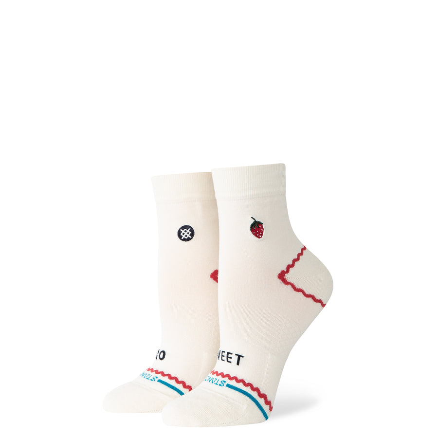 STANCE - W SO SWEET QUARTER SOCK IN IVORY