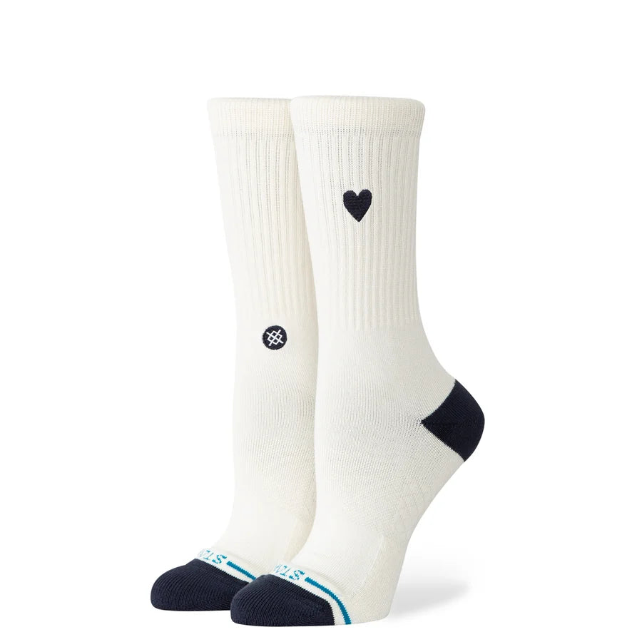 STANCE - W HEART CREW SOCK IN CANVAS