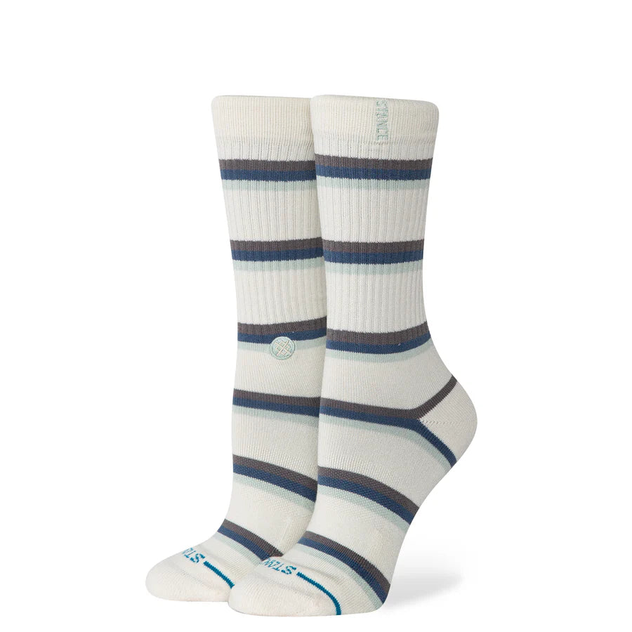 STANCE - W STRATA CREW SOCK IN IVORY