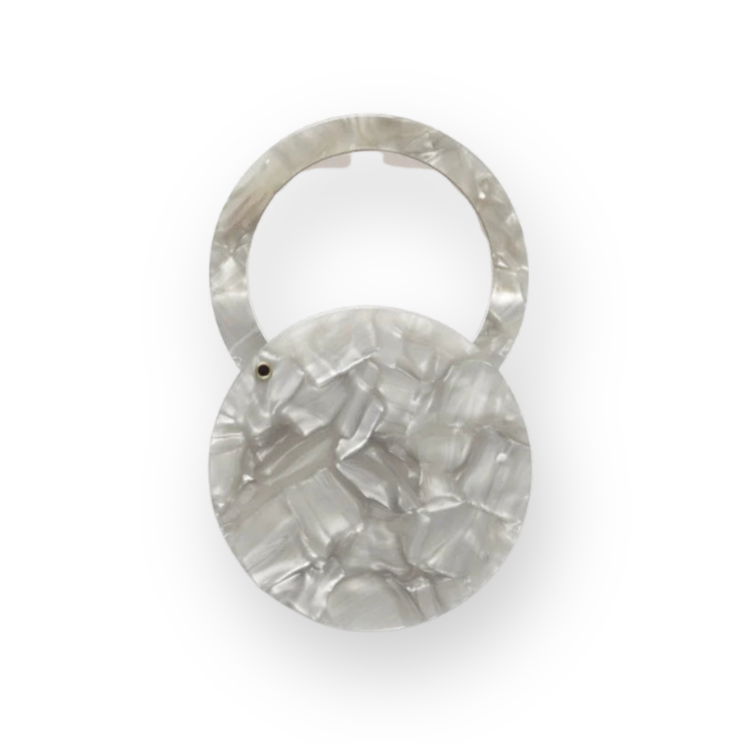 MACHETE - COMPACT MIRROR IN GREY SHELL