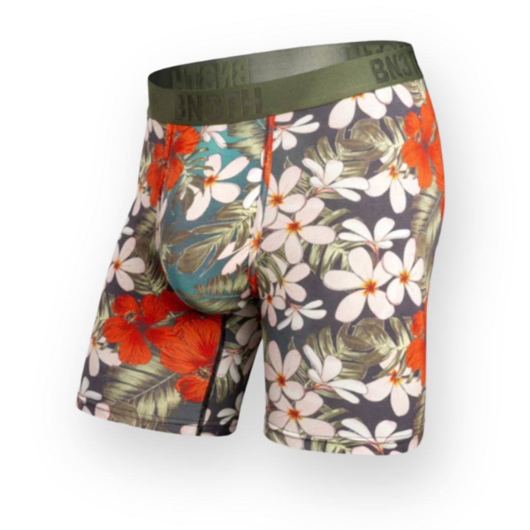 BN3TH - CLASSIC ICON BOXER BRIEF PRINT IN HIBISCUS PARADISE - INDO
