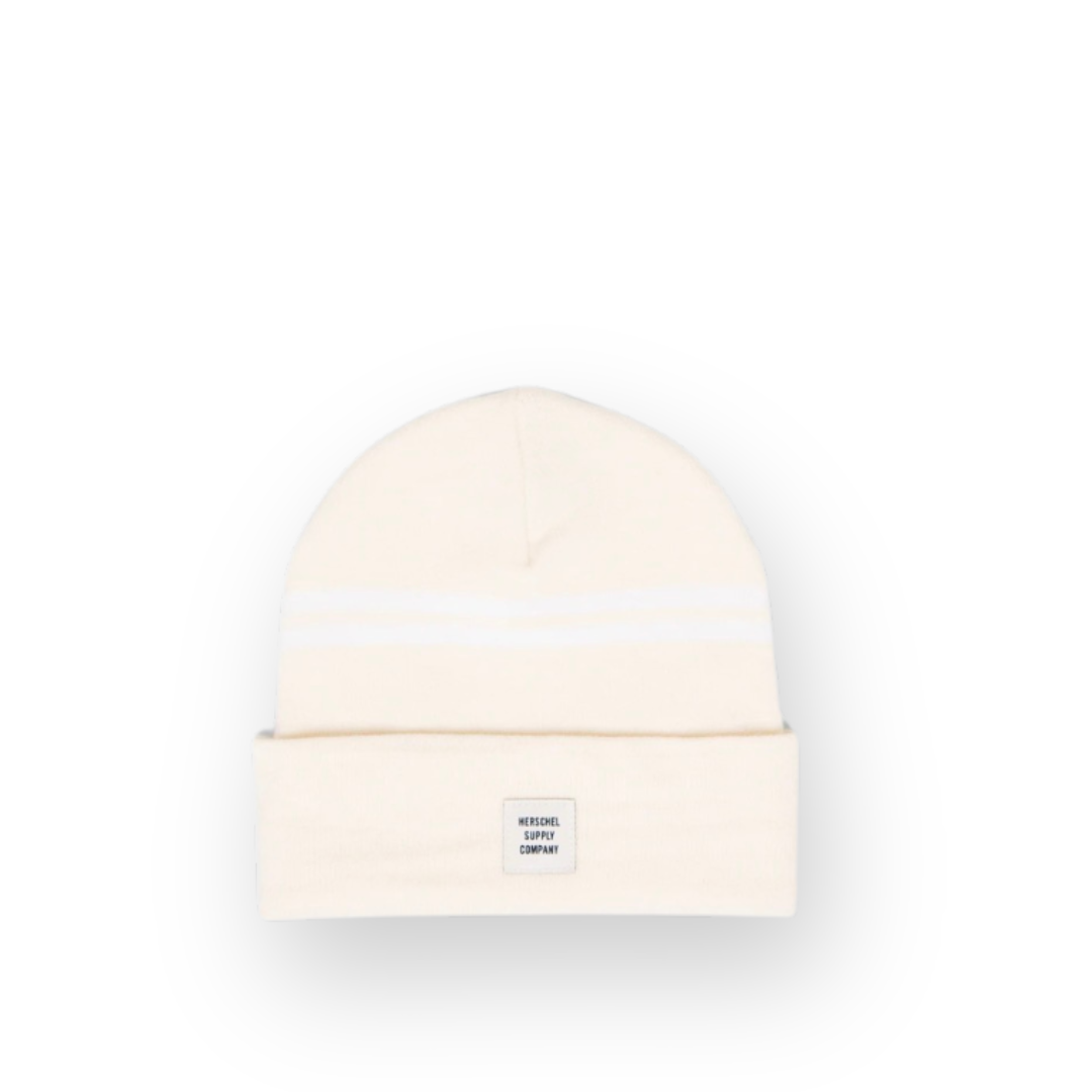 HERSCHEL - ABBOTT PATTERN BEANIE IN VINTAGE WHITE