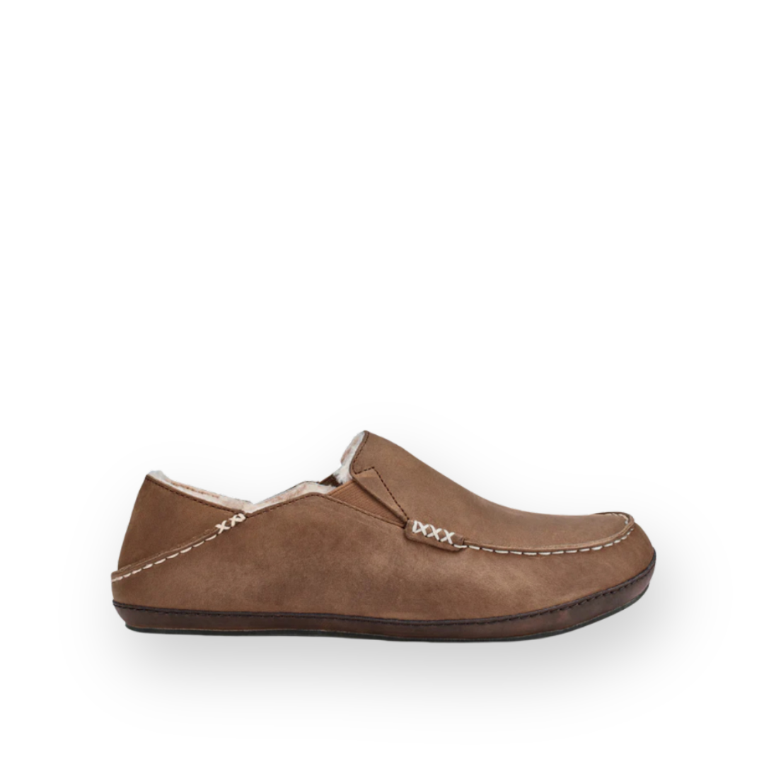 OLUKAI - MOLOA SLIPPER IN TOFFEE LEATHER