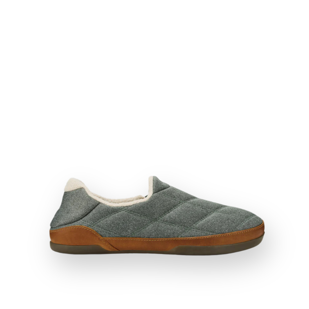 OLUKAI - PUKU'I SLIPPER IN ASH FLEECE