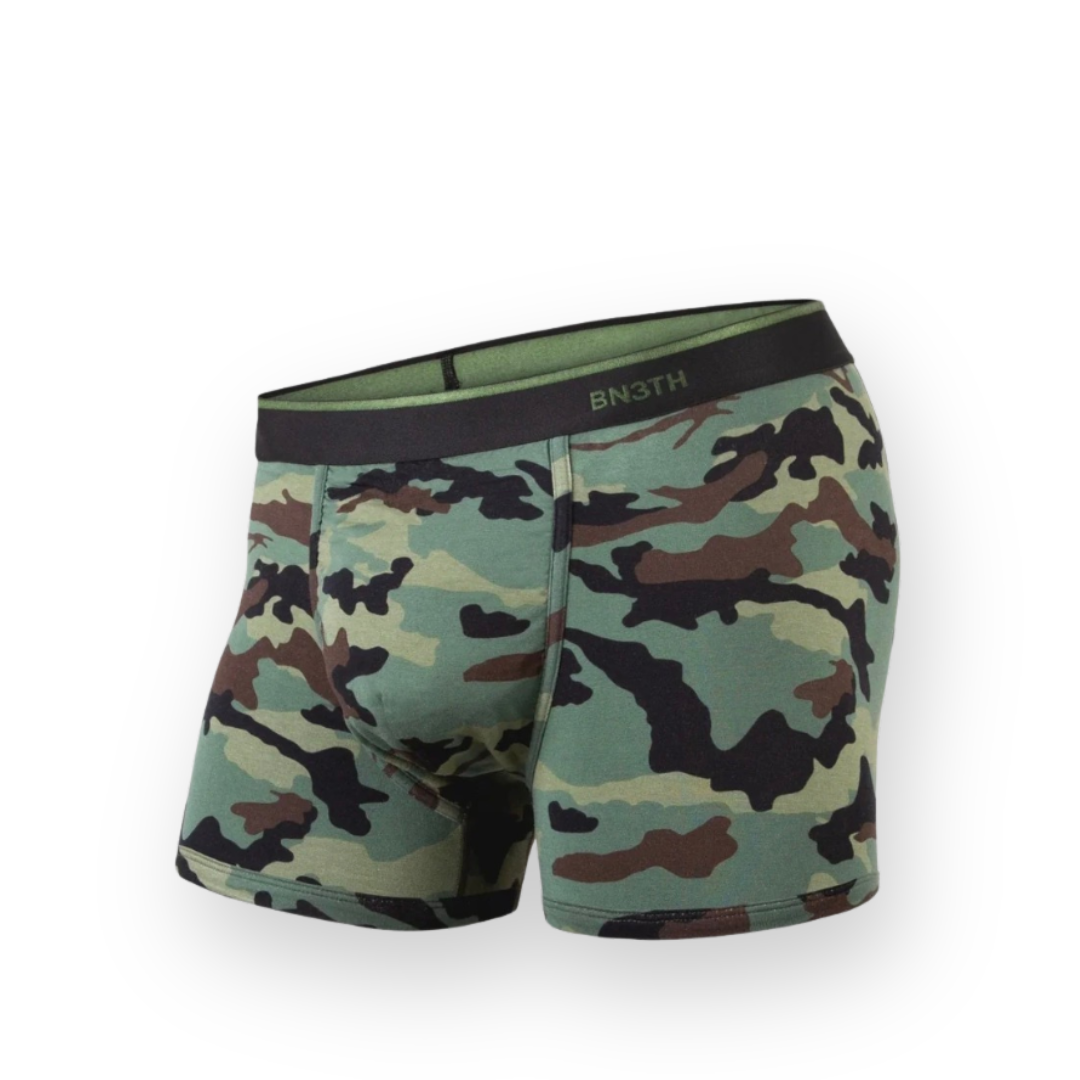BN3TH - CLASSIC ICON TRUNK PRINT IN CAMO - GREEN