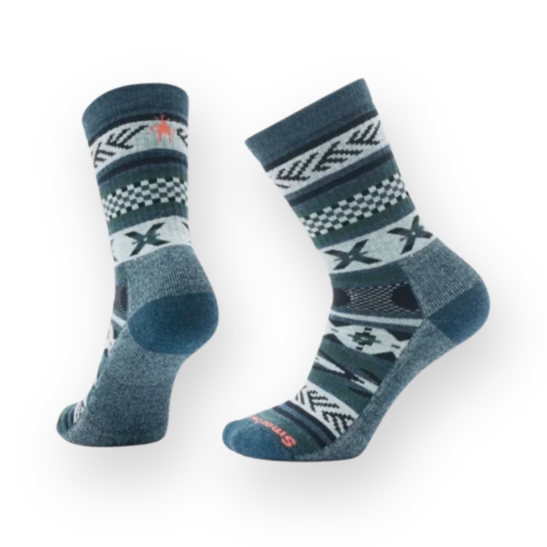 SMARTWOOL - EVERYDAY COZY CABIN GAMES CREW SOCK IN TWILIGHT BLUE