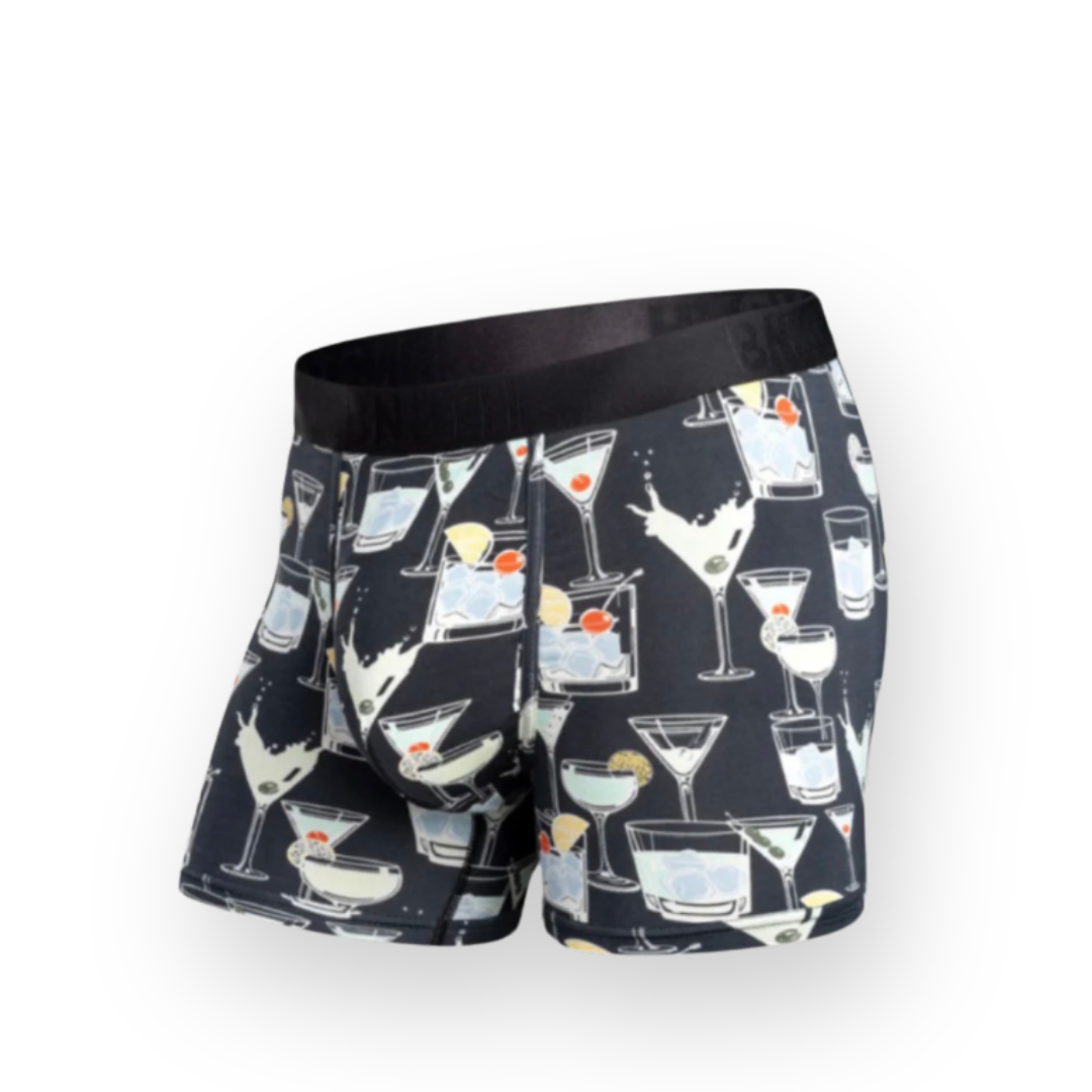 BN3TH - CLASSIC ICON TRUNK PRINT IN COCKTAILS - BLACK