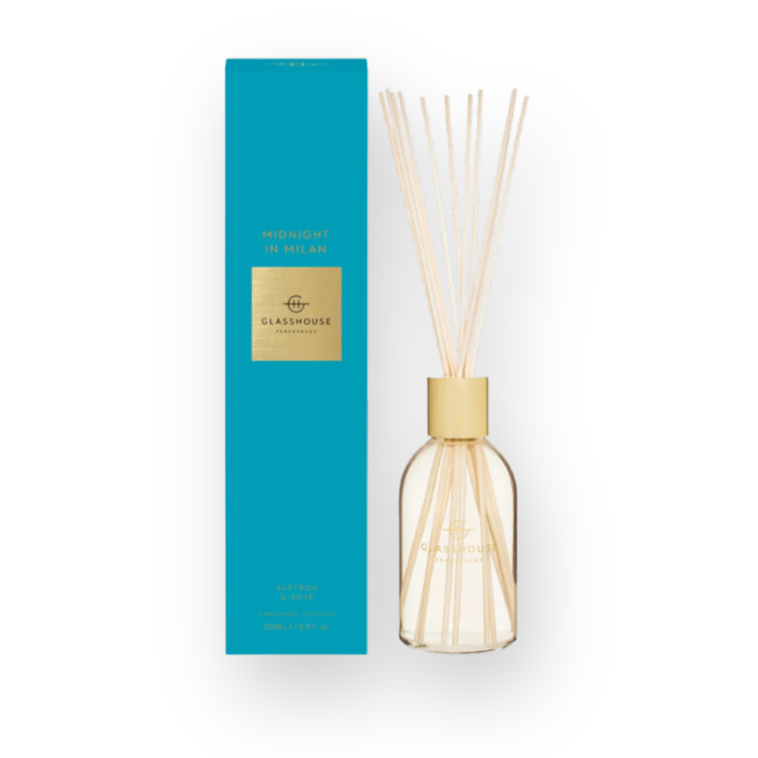GLASSHOUSE FRAGRANCES - FRAGRANCE DIFFUSER IN MIDNIGHT IN MILAN