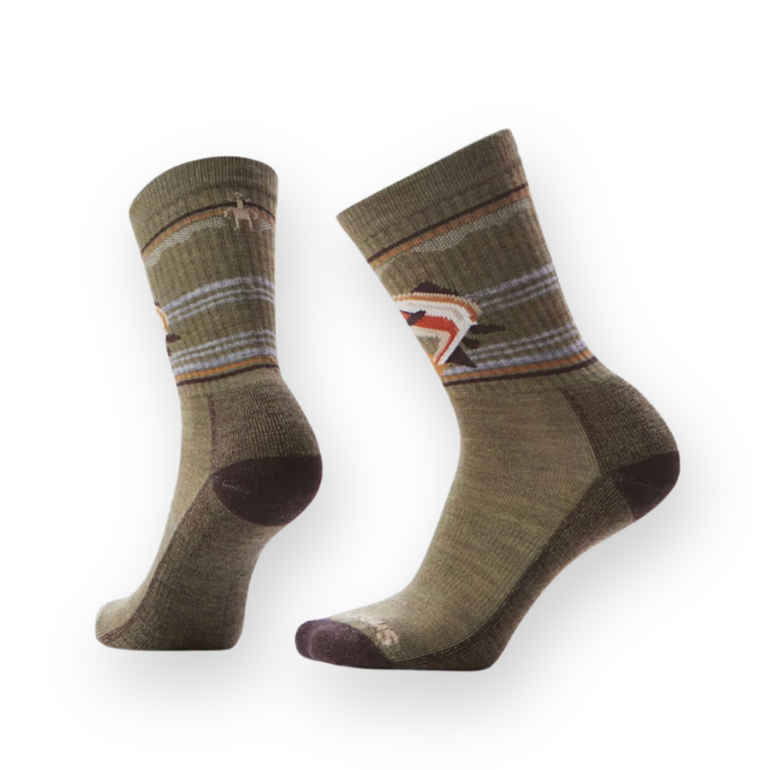 SMARTWOOL - EVERYDAY HOOKSET CREW SOCK IN WINTER MOSS