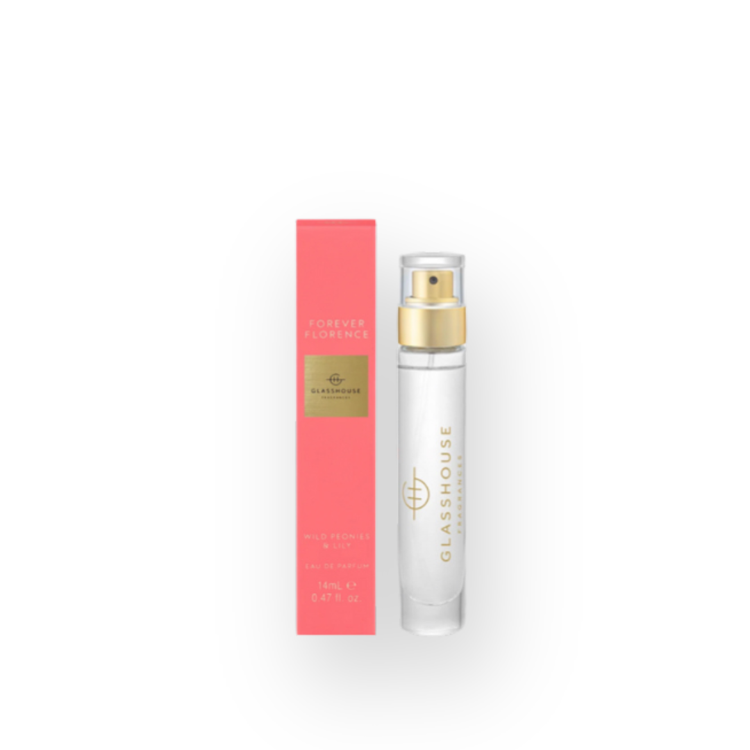 GLASSHOUSE FRAGRANCES - MINI PERFUME IN FOREVER FLORENCE - 14ML
