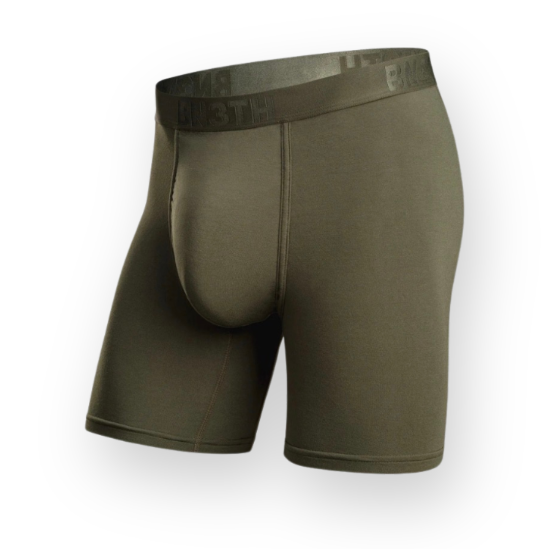 BN3TH - CLASSIC ICON BOXER BRIEF SOLID IN DUFFLE GREEN