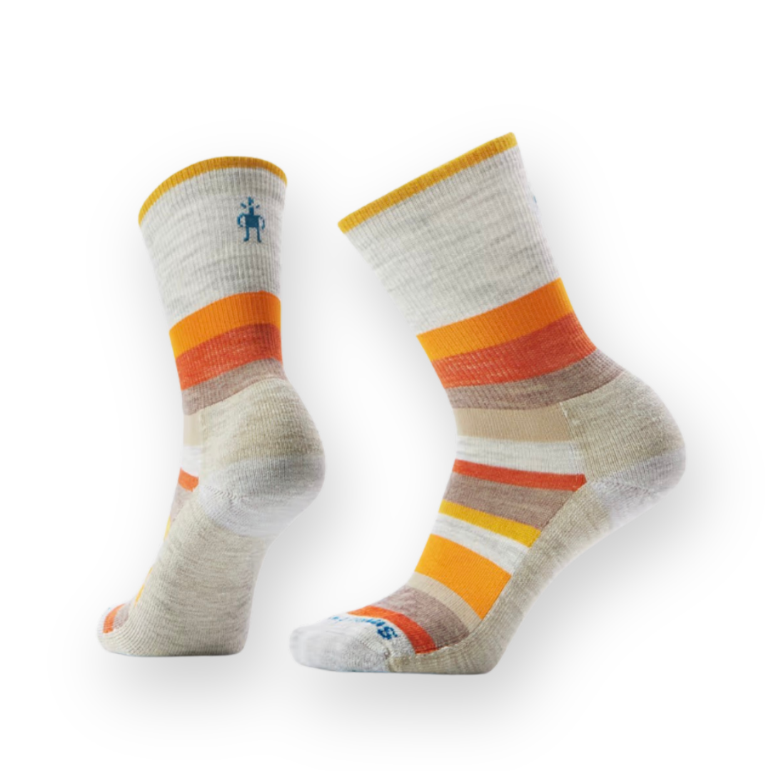 SMARTWOOL - EVERYDAY MULTI STRIPE CREW SOCK IN ASH